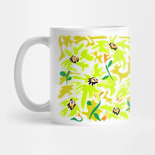 Floral abstract pattern Mug